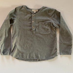 Les Gamins brushed cotton button-placket shirt, age 6-7 years